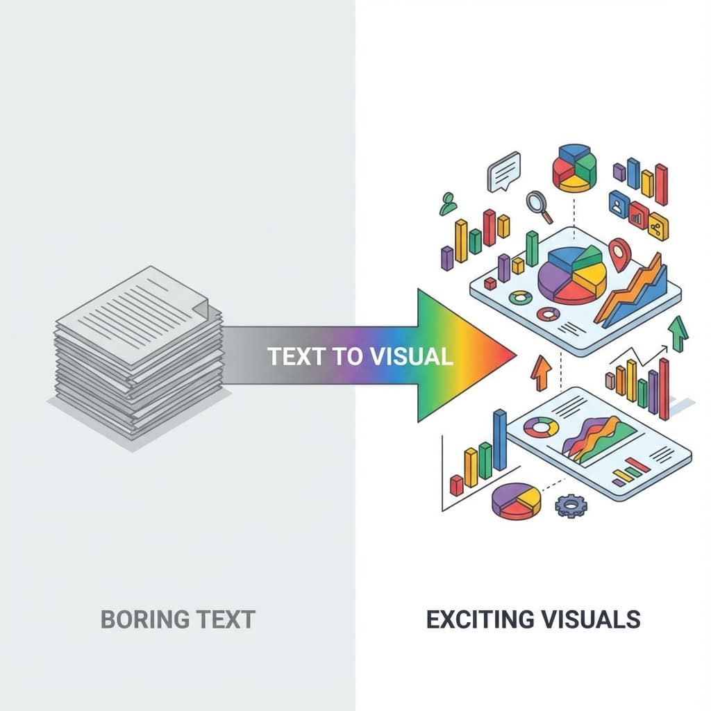 The Narrative Arc: Turning Dry Summaries into Visual Stories